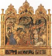 Sandro Botticelli Gentile da Fabriano,Adoration of the Magi (mk36) Sweden oil painting artist